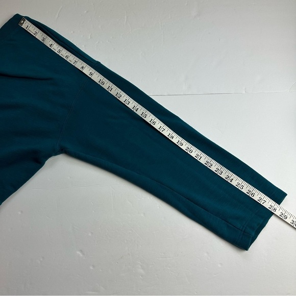 Fabletics Tie Back Sweatshirt Women's size med Blue Fleece Adjustable FLAWED - Picture 5 of 8